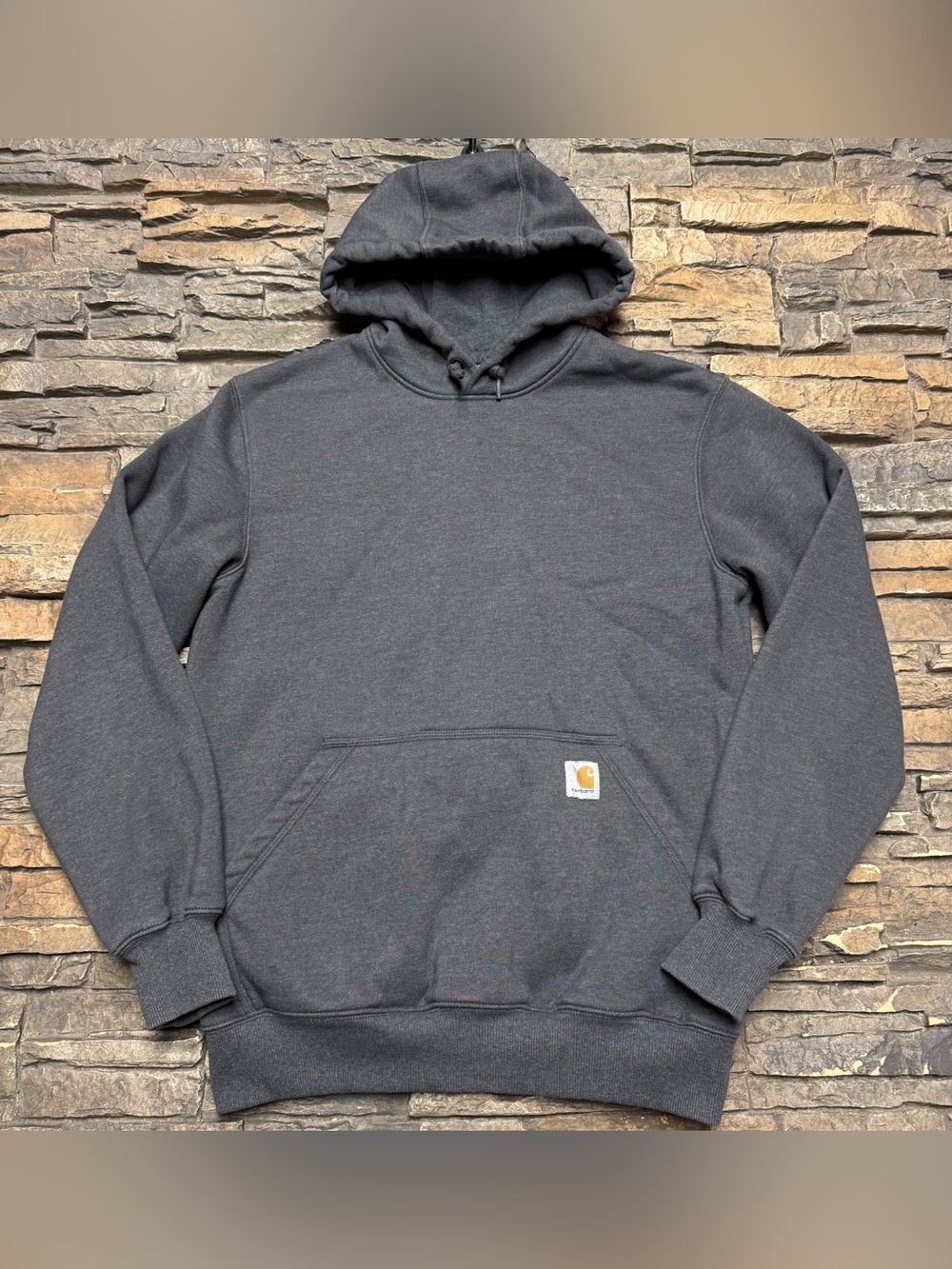 Carhartt Rain Defender Pullover Hoodie Sweatshirt Men's Small Work Casual Gray